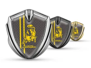 Lamborghini Metall Emblem Abzeichen Pro Stil Edelstahl